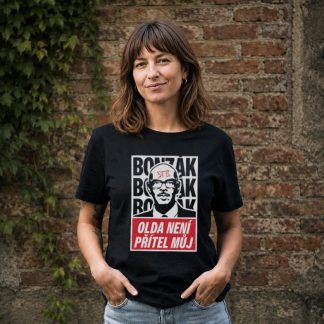 Dámské tričko OLDA NENÍ PŘÍTEL MŮJ – satirický potisk PARCHANT.cz