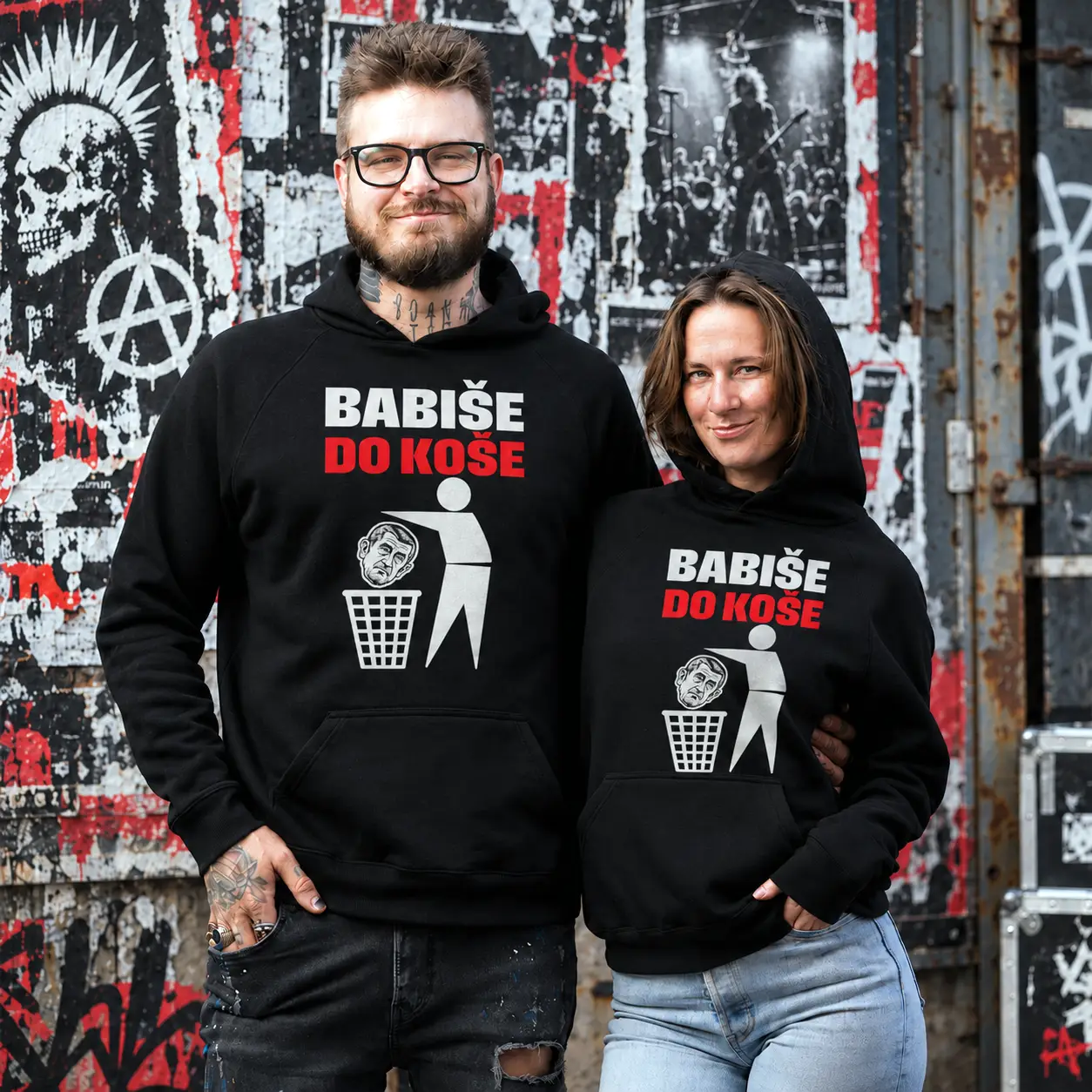 Mikiny - Babiše do koše!
