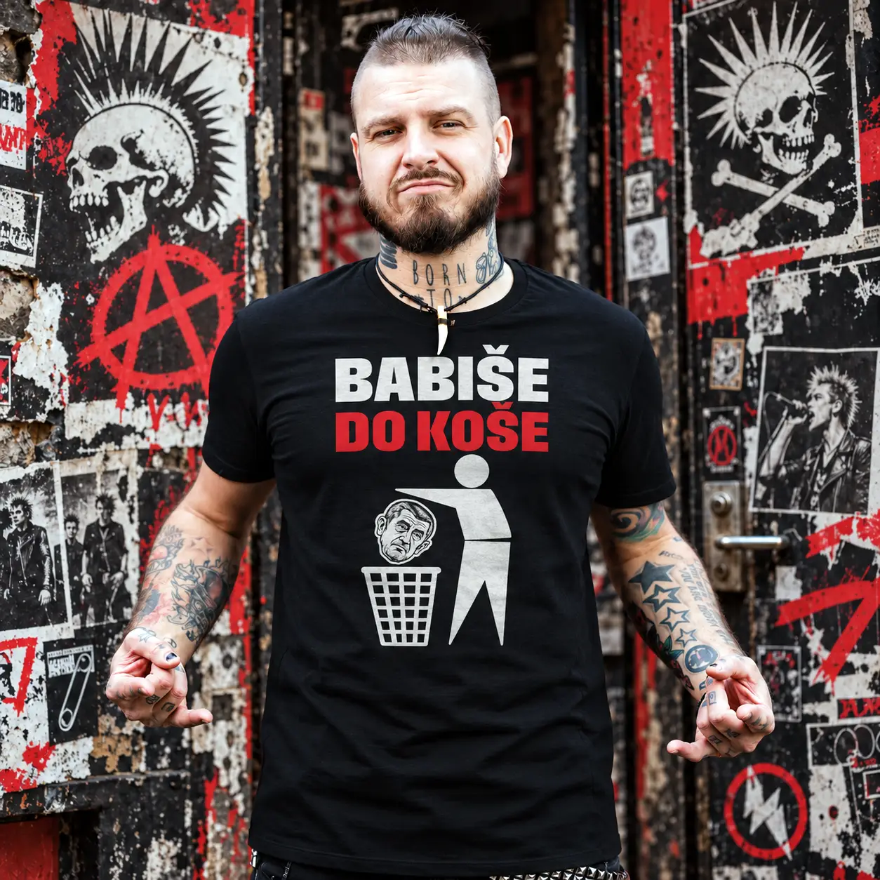 Triko pánské - Babiše do koše!
